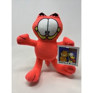 Vintage Toy Factory Garfield & Odie GARFIELD Colorful Puzzle Star Zig Zag Plush